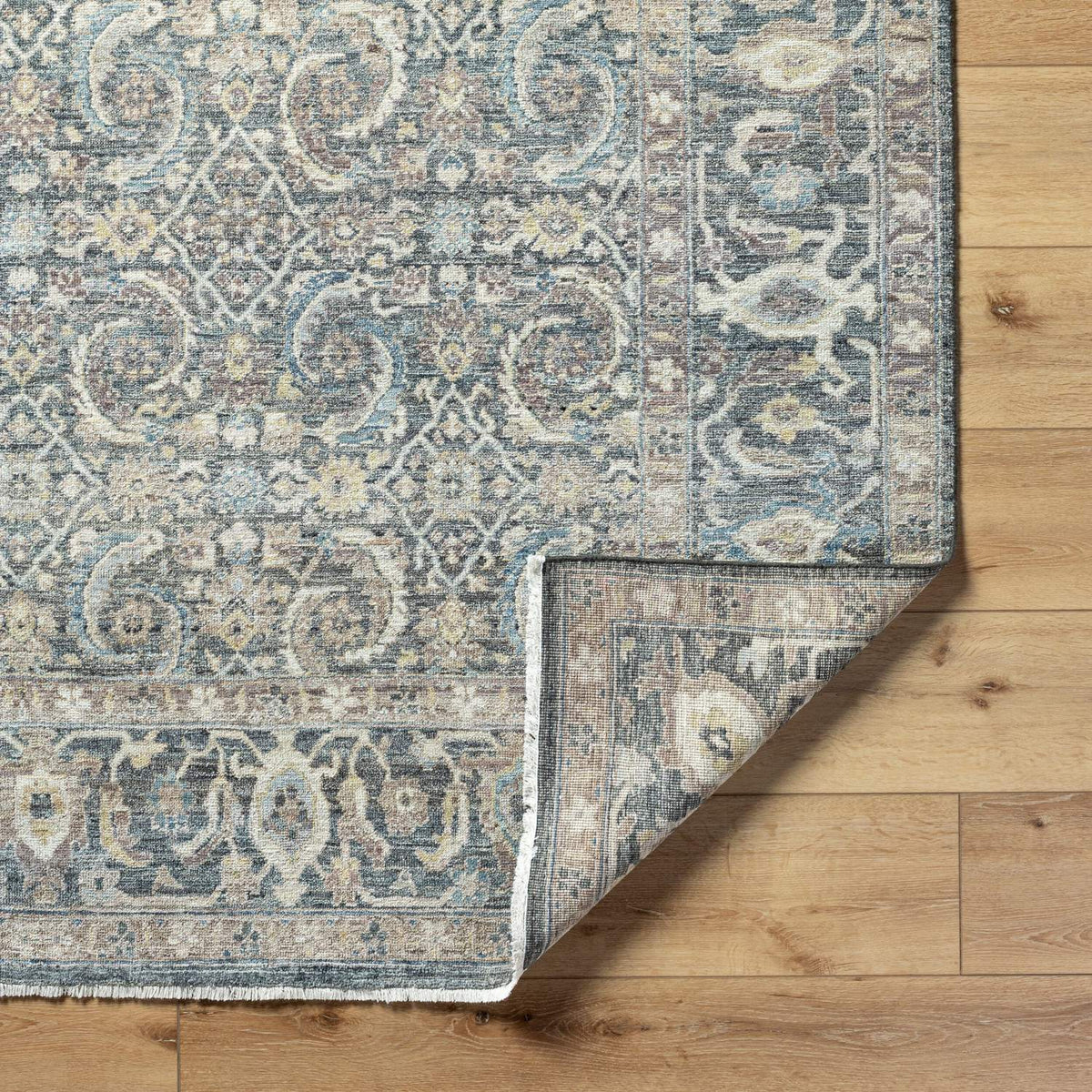 surya khorasan kho 2305 slate blue rug