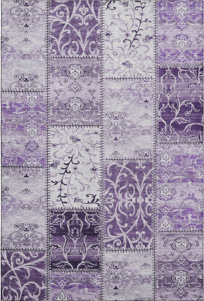 addison mayfield amf566 purple rug
