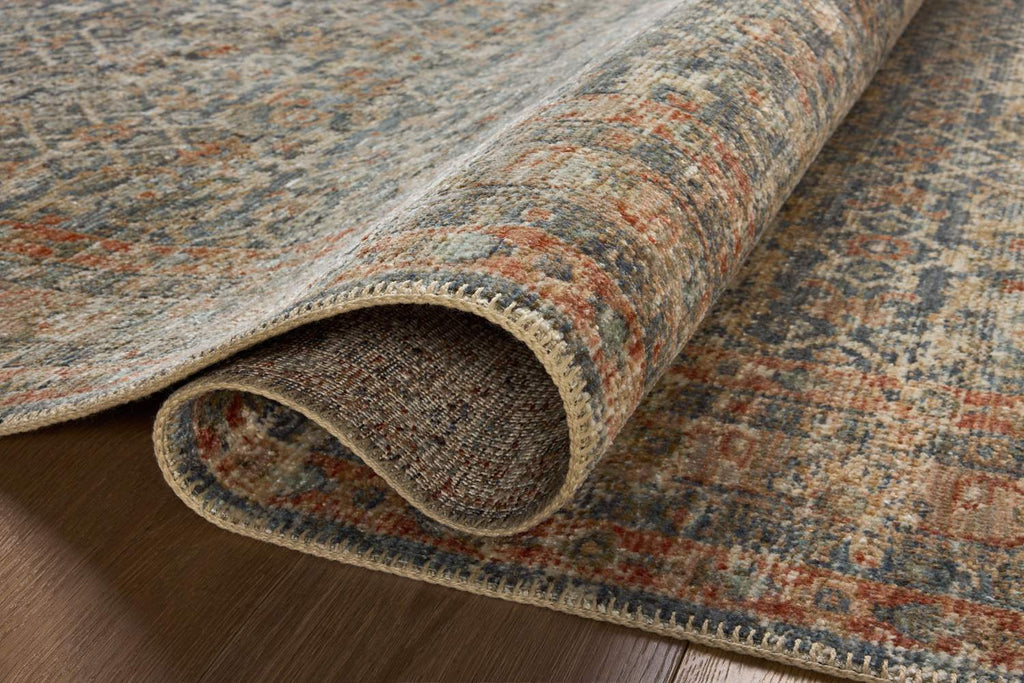 loloi rugs heritage her 12 blue rust rug