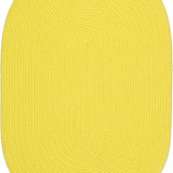rhody happy braids hb14 solid yellow rug