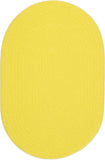 rhody happy braids hb14 solid yellow rug