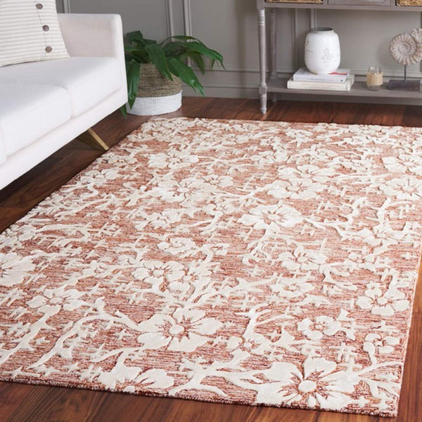 safavieh clearance glamour glm540p rust rug