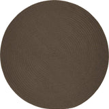 rhody solid poly s026 dark taupe rug