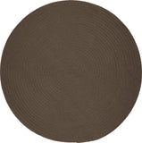 rhody solid poly s026 dark taupe rug