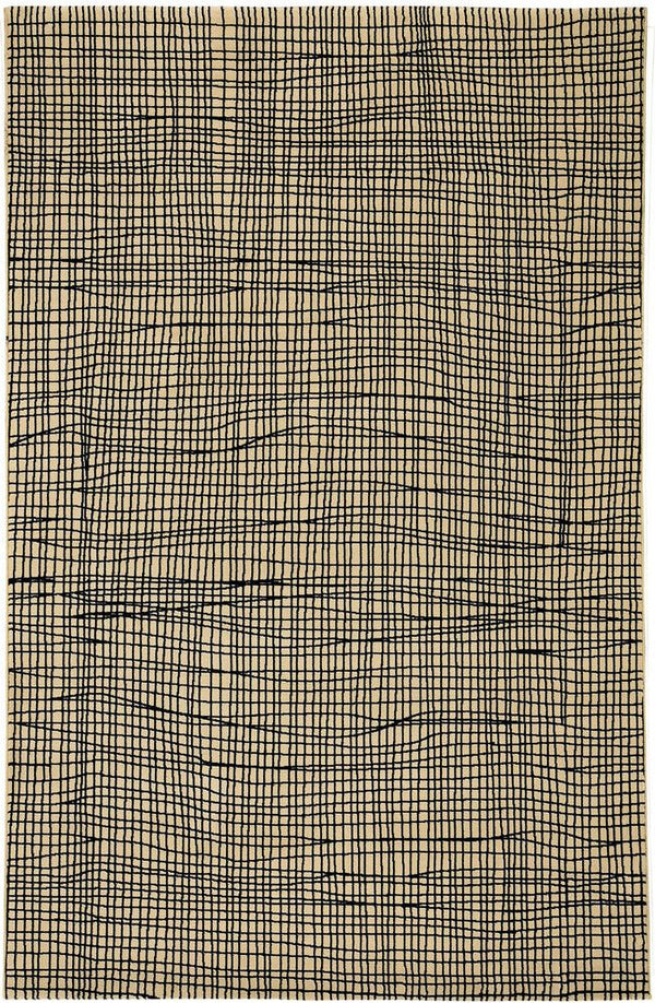 capel etching 2573 black rug