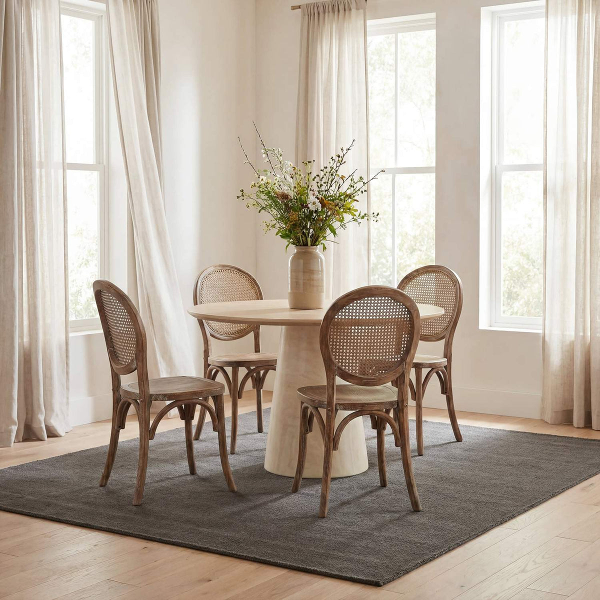 dash albert gania da2532 grey loom knotted wool rug
