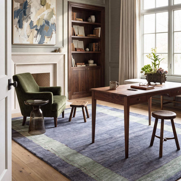 dash albert ramila da2549 blue hand knotted wool rug