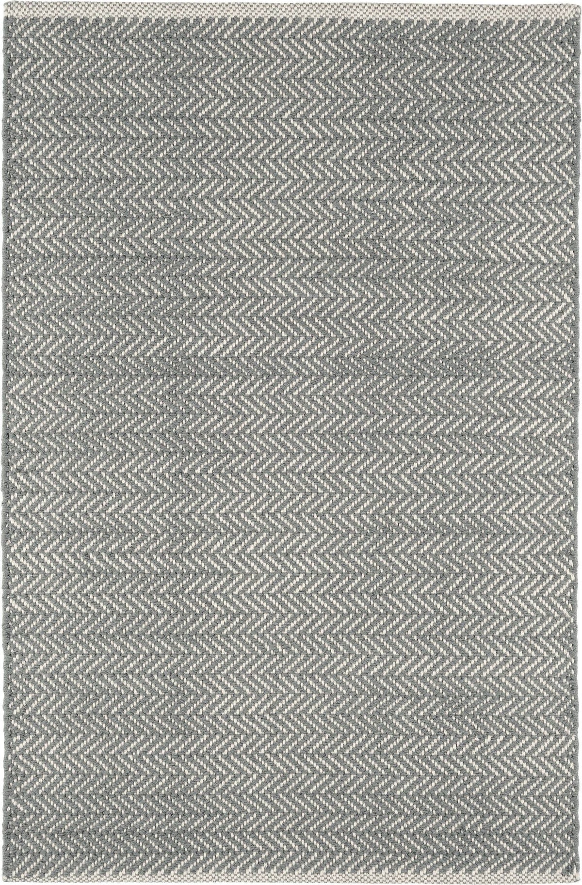 dash albert herringbone rda360 swedish blue rug
