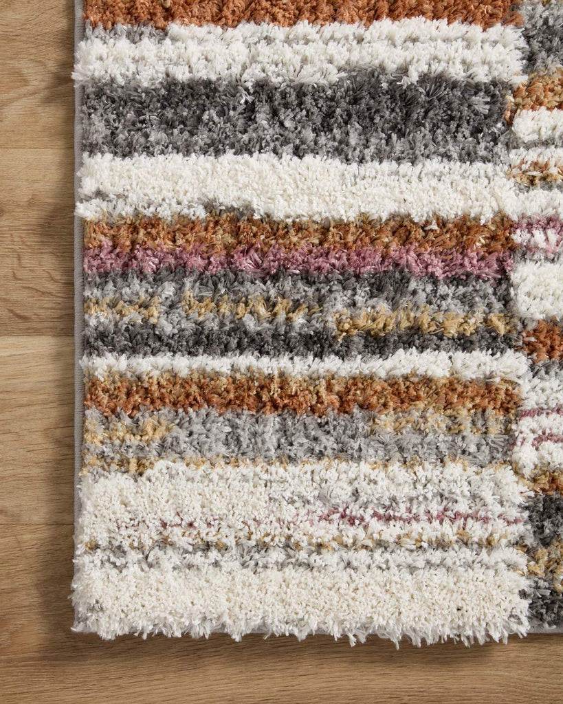 loloi rugs levitt shag lev 03 ivory sunset rug