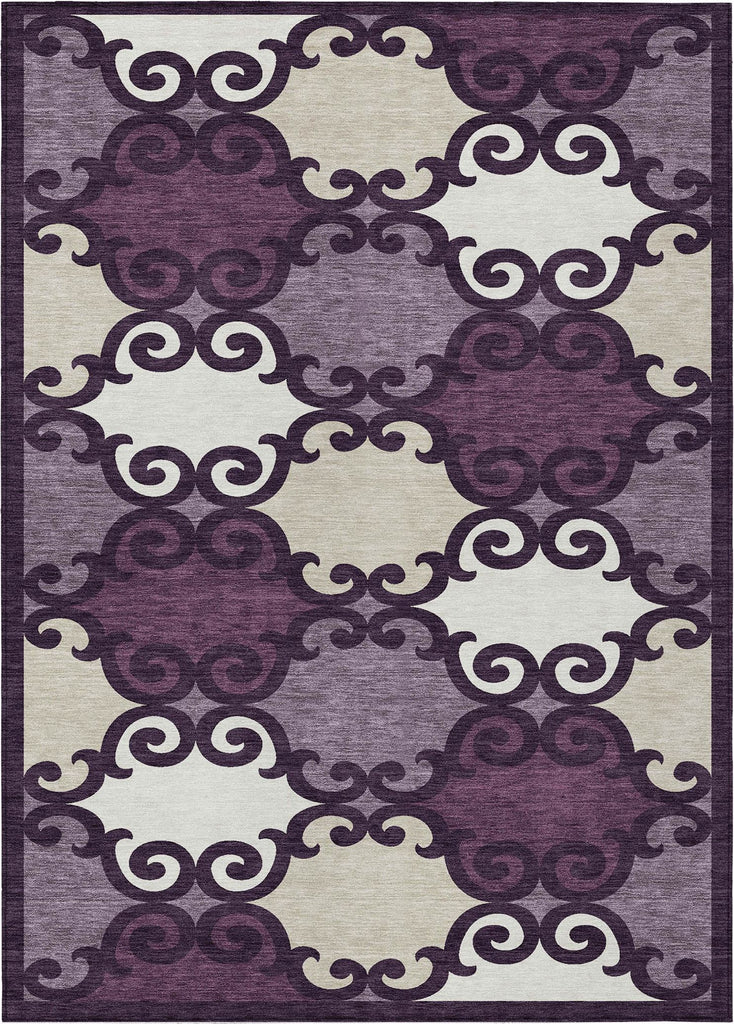 addison chantille acn883 eggplant rug