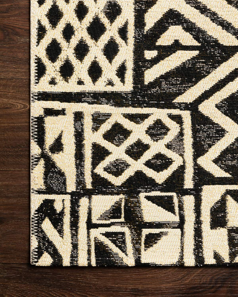 loloi rugs mika mik 13 ivory black rug