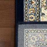 dynamic rugs ancient garden 57120 3464 navy rug
