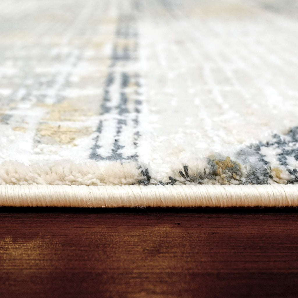 dynamic quartz 27072 155 ivory rug