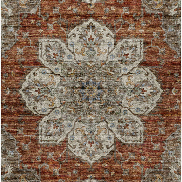 dalyn silk road sr6 paprika rug