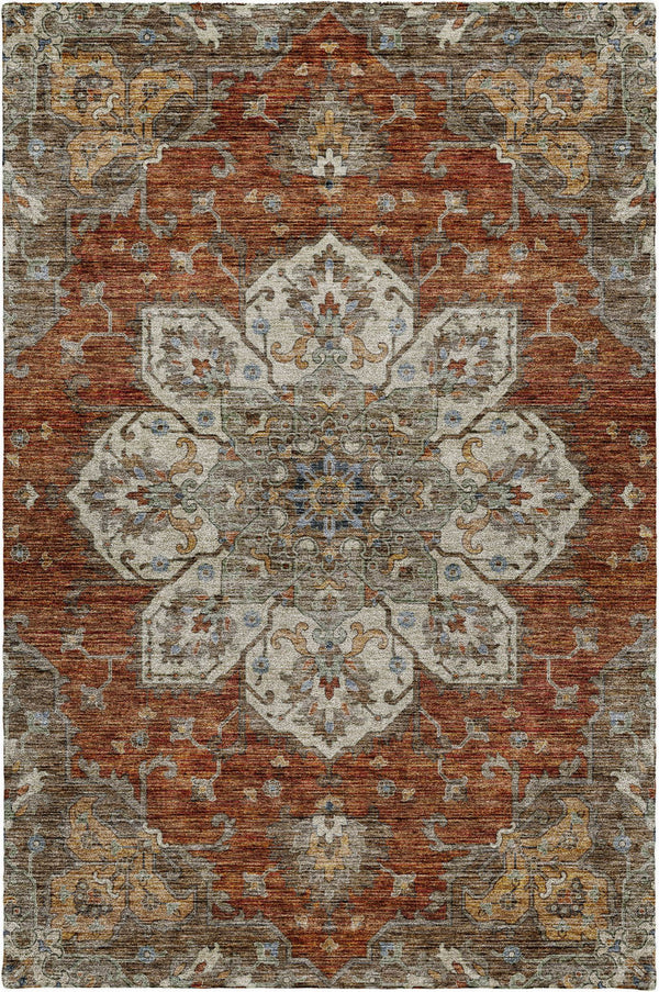 dalyn silk road sr6 paprika rug