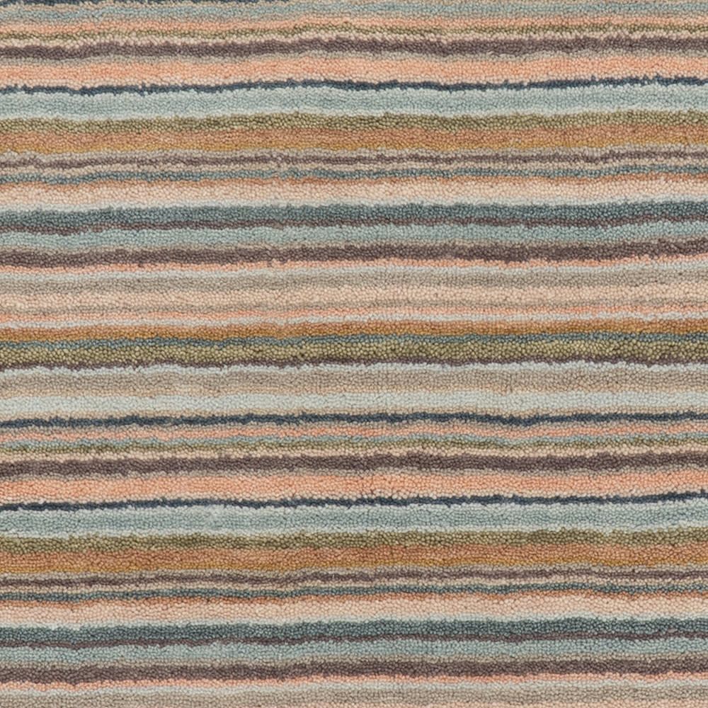 dash albert brindle stripe da2499 clay loom knotted wool rug