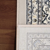 dynamic rugs ancient garden 57119 9666 soft gray rug