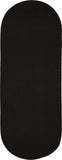 rhody solid poly s016 black rug