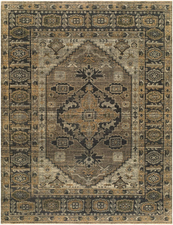 surya reign reg 2326 dark brown rug