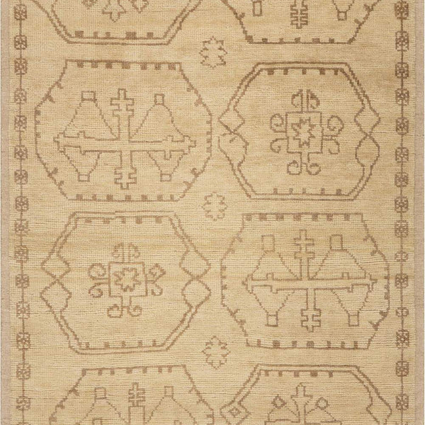 dash albert yaria da2541 beige hand knotted wool rug