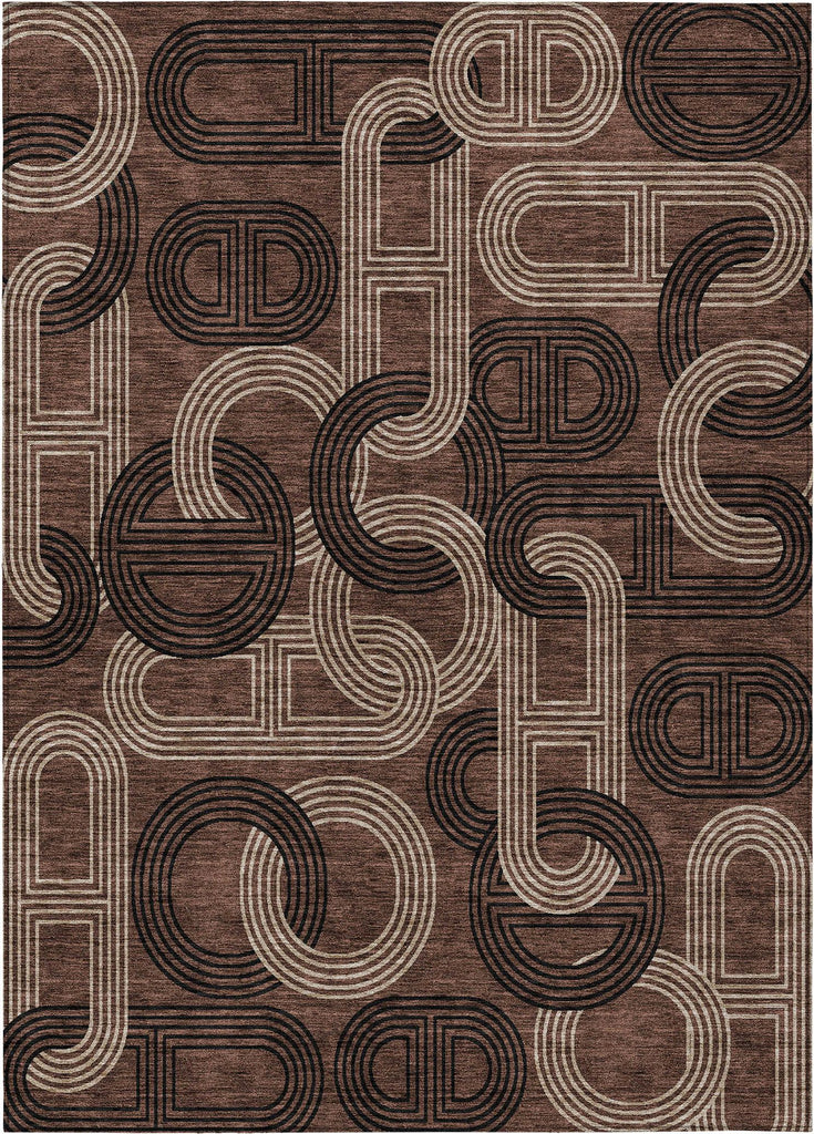 addison chantille acn967 chocolate rug