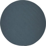 rhody solid poly s009 ocean blue rug