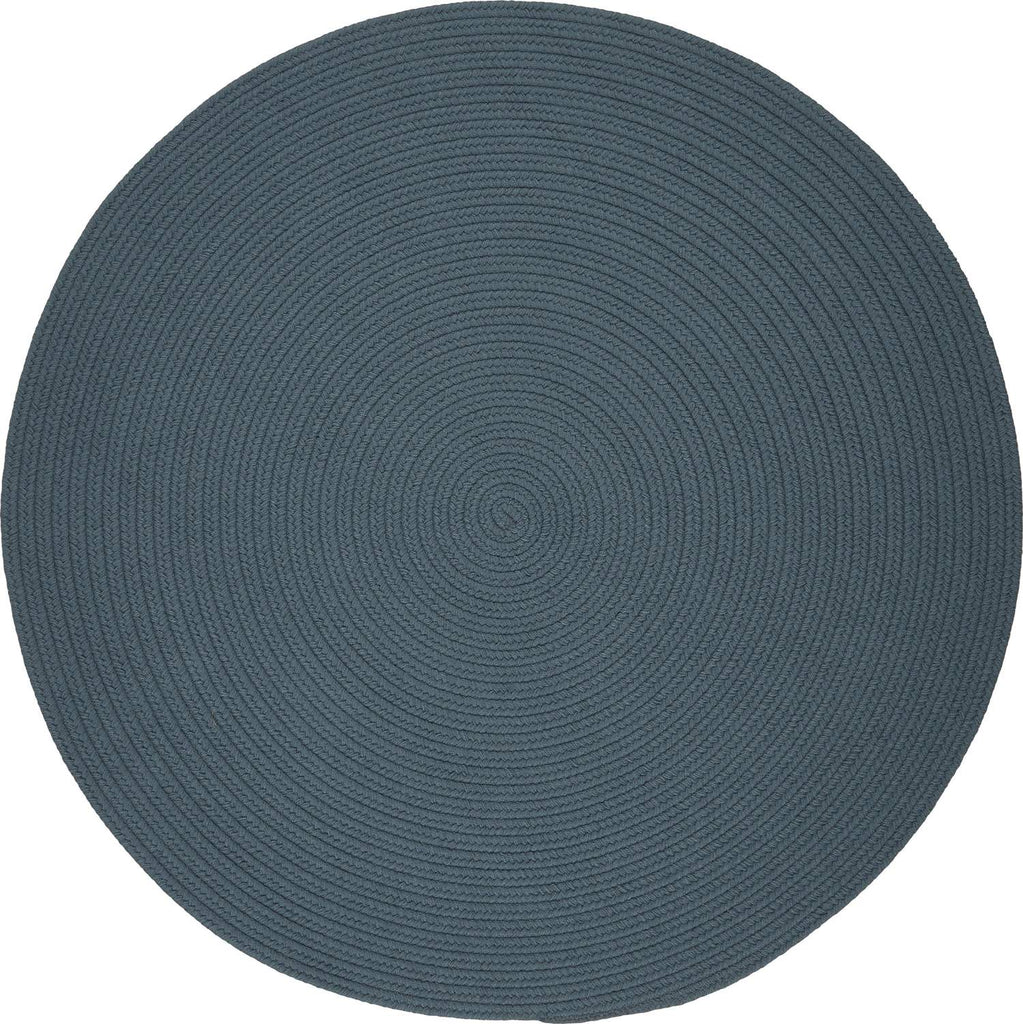 rhody solid poly s009 ocean blue rug
