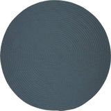 rhody solid poly s009 ocean blue rug