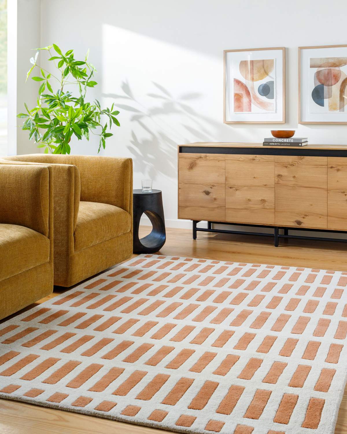 surya jason wu jsw 1000 terracotta rug