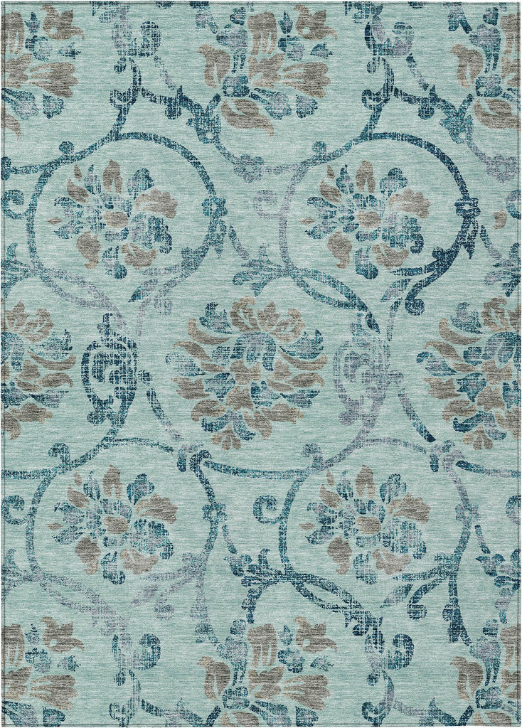 addison chantille acn762 teal rug