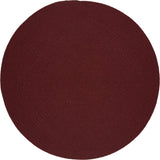 rhody solid wool s157 red wine rug