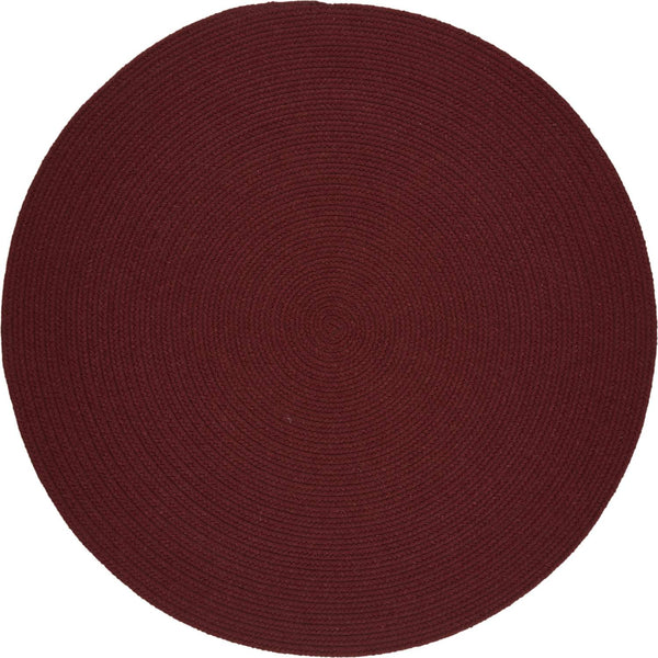 rhody solid wool s157 red wine rug