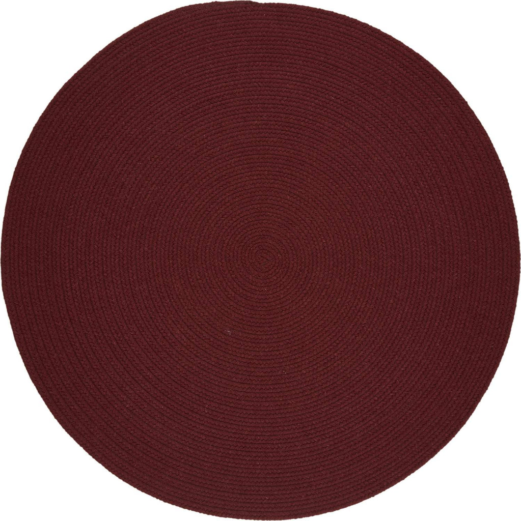 rhody solid wool s157 red wine rug