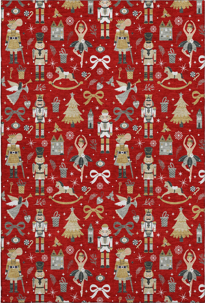dalyn merry bright my29 red rug