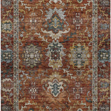 dalyn silk road sr8 paprika rug