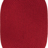 rhody solid poly s045 brilliant red rug