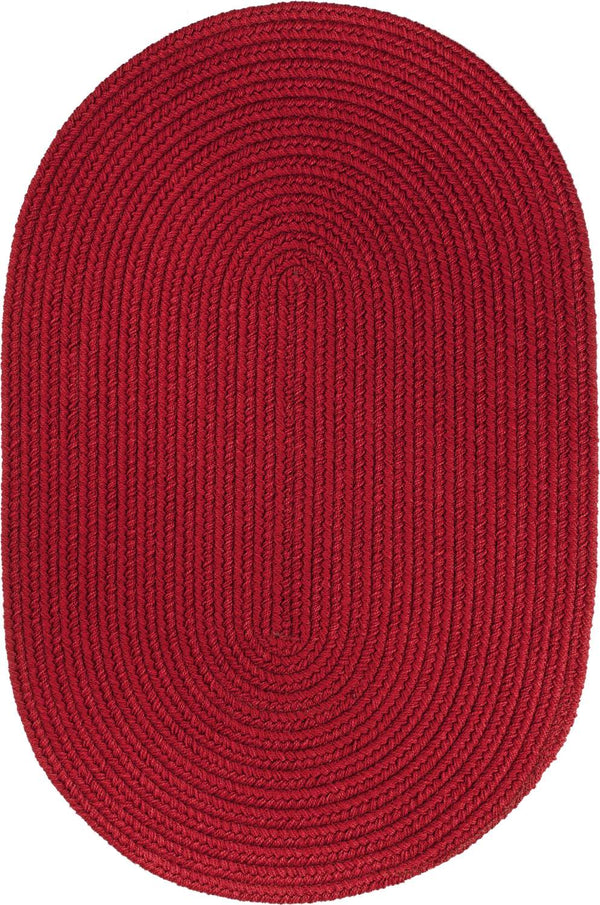 rhody solid poly s045 brilliant red rug