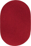 rhody solid poly s045 brilliant red rug