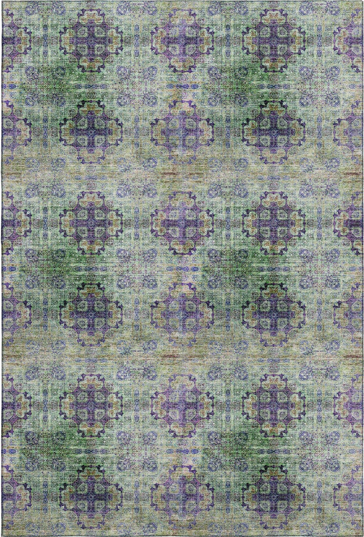 dalyn trevi tv16 purple rug