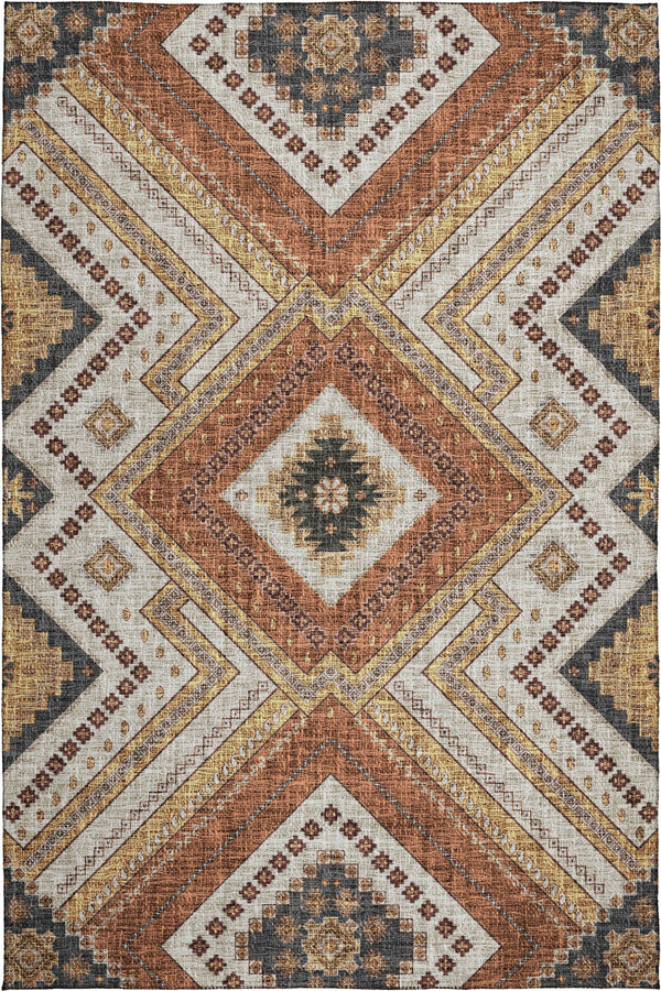 dalyn portico po5 copper rug