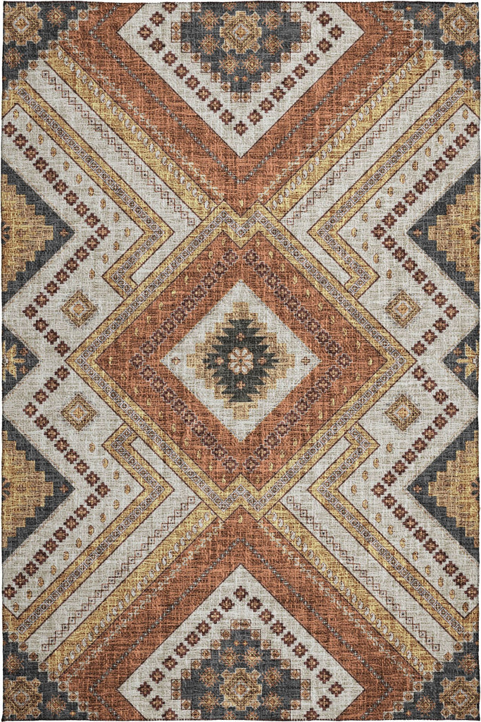dalyn portico po5 copper rug