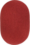 rhody solid wool s120 scarlet rug