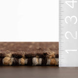 dash albert vicart da2559 brown woven flatwoven wool rug