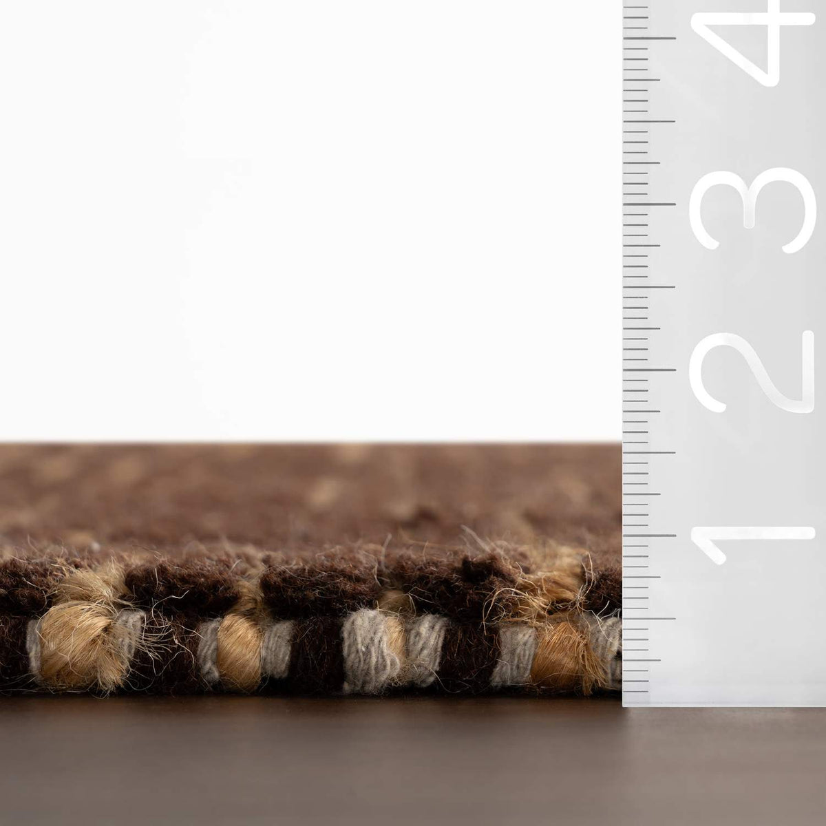 dash albert vicart da2559 brown woven flatwoven wool rug