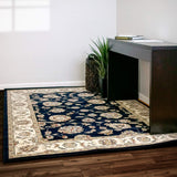 dynamic rugs ancient garden 57365 3464 blue rug