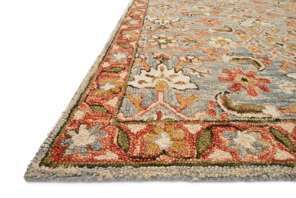loloi rugs victoria vk 10 slate terracotta rug