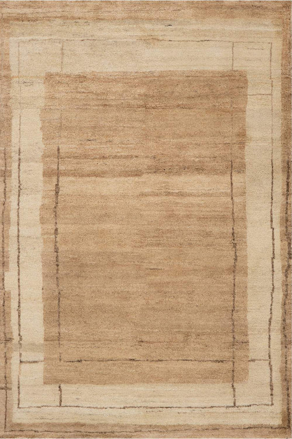 dash albert mela da2551 brown hand knotted wool rug