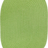 rhody solid poly s044 key lime rug