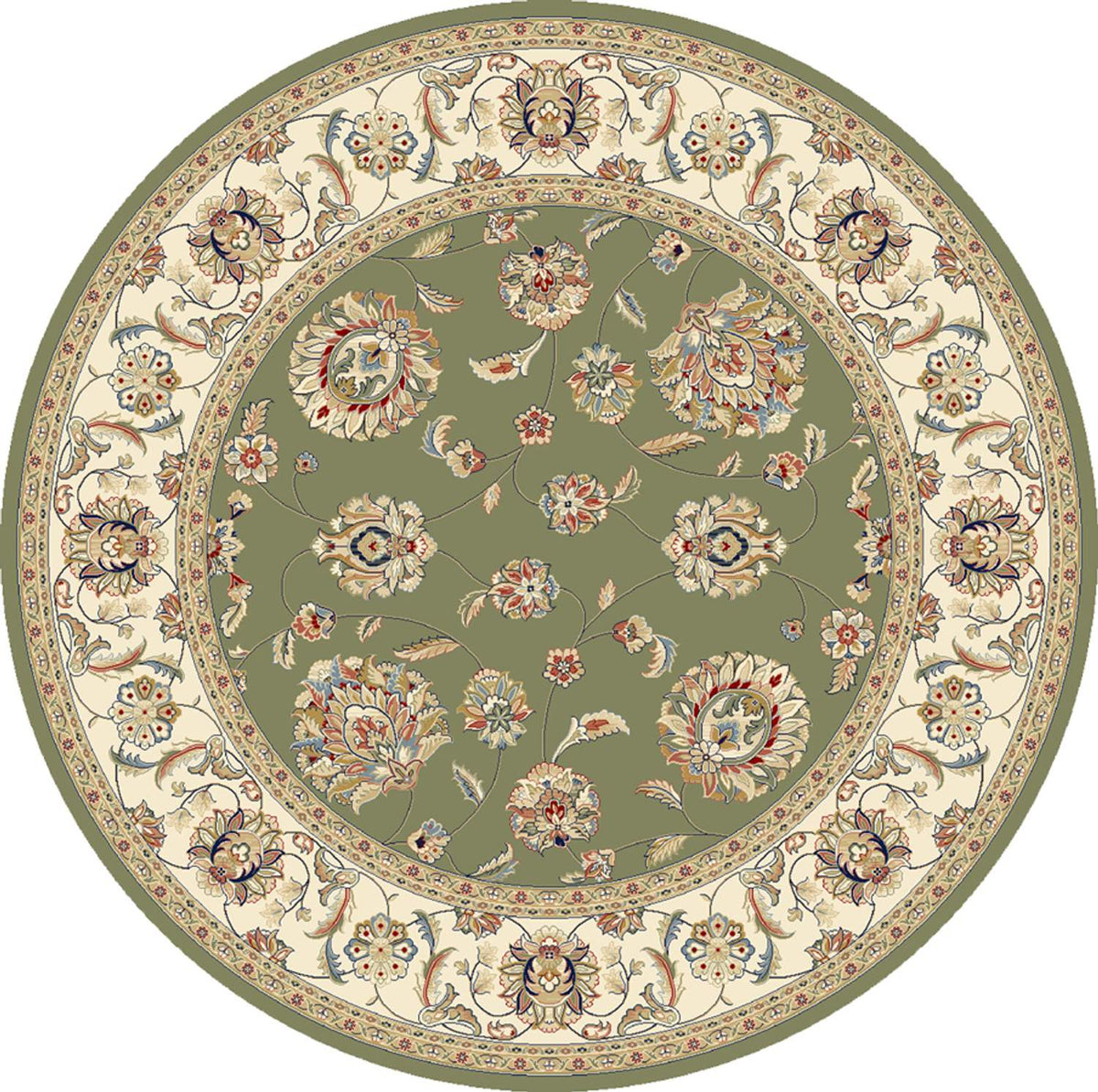 dynamic rugs ancient garden 57365 4464 green rug