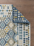 kas oriental dahlia 1402 blue rug
